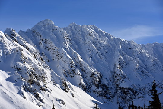 Tatry Tatrzański Park Narodowy zima TPN G&oacute;ry Orla Perc