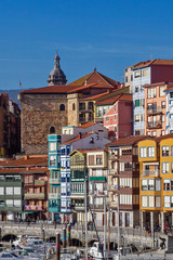 Bermeo fishing town in the coast of Vizcaya, Spain