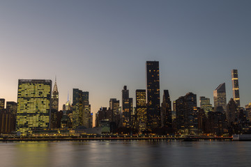 Fototapeta na wymiar NYC Manhattan skyline