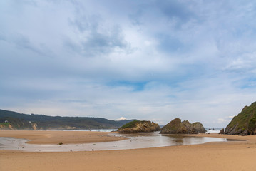 Fototapeta na wymiar Playa de San Roman (O Vicedo, Lugo - España).