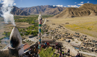 View from the Yungbulakang Palace - Tibet