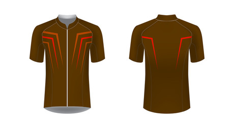 Naklejka premium cycling uniform templates