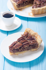 Autumn american pecan pie
