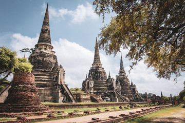 Fototapeta premium Wat Phra Si Sanphet in Ayutthaya, Thailand