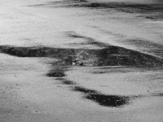 wet asphalt road texture
