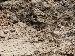 pile of soil construction