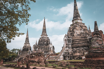 Fototapeta premium Wat Phra Si Sanphet in Ayutthaya, Thailand