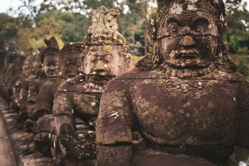Tempelwächter von Angkor Thom