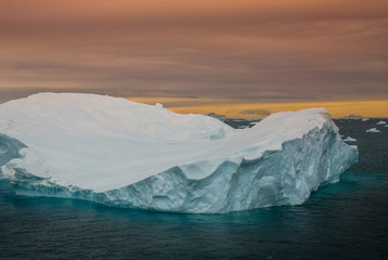 Antartic landscape, south pole