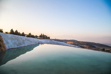 Fototapeta premium The pools of Pamukkale, Hierapolis, Turkey