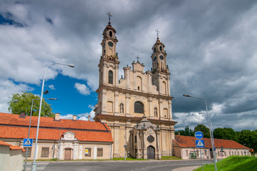 Catholic church of the Ascension, Vilnius. Lithuania.