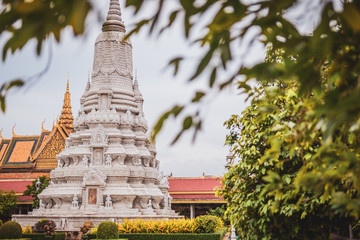 Phnom Penh K&ouml;nigspalast Pagode - Kambodscha