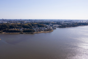 上空からの湖