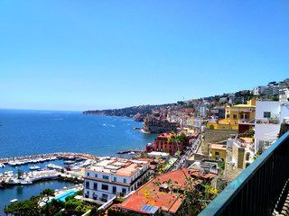 Obraz premium Beautiful landscape in Naples, Italy