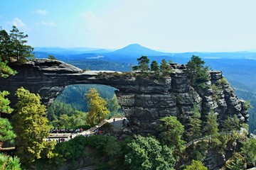 Czech Republic-Pravcice gate near town Hrensko