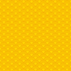 Vector seamless yellow abstract pattern