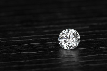 diamond on black background