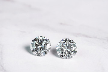 diamonds on white background
