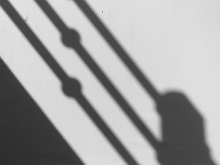 shadow on white wall