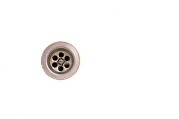 Sink drain chrome holes