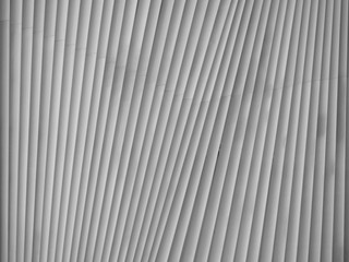 black and white aluminium architecture wall design pattern with light and shadow