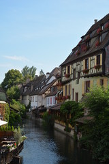 Fototapeta na wymiar Colmar, la petite venise, Alsace.