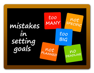 setting goals mistakes