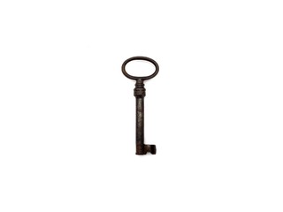 Vintage KEY isolated on white background