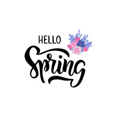 Spring lettering