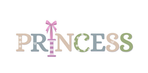 Princess Plywood Decoration