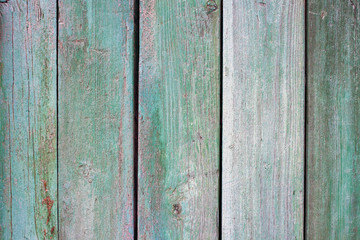 Old wooden board background with cracked paint