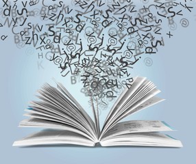Dictionary study translate bilingual english background book