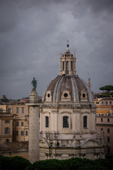 Fototapeta na wymiar Chiesa di Santa Maria di Loreto History City Rome Empire
