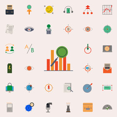 colored ranking icon. marketing and business and digital marketing icons universal set for web and mobile