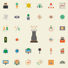 colored decision icon. marketing and business and digital marketing icons universal set for web and mobile