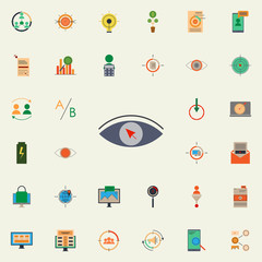 colored cost per action icon. marketing and business and digital marketing icons universal set for web and mobile