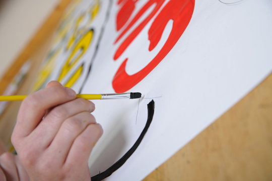 kunst maler malen atelier projekt mischen mischkasten fabrpalette