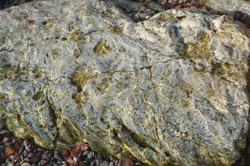 Stones under water