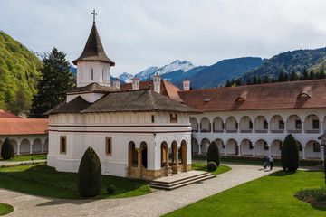 Orthodox monastery from Romania located in the village of Sambata de Sus, Brasov