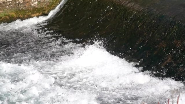 Fiume Aniene a Subiaco, Lazio, Italia
