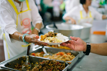 Feeding the poor : Getting food