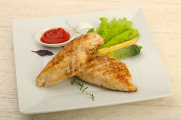 Roasted chicken breast
