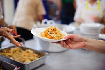 Feeding the Poor and Hungry in social : free food for poor and homeless people