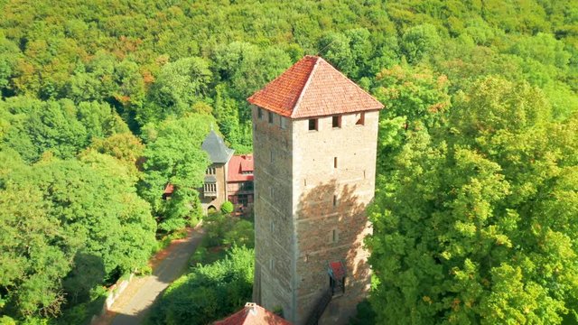 Aerial of Schaumburg Castle