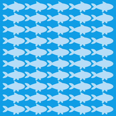 Fishes. Fish background. Icon fishes. Vector illustration. EPS 10.