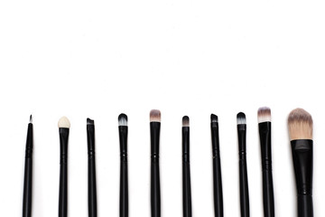 brushes on white background