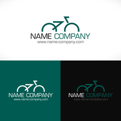logo vélo design club cyclisme cycliste 