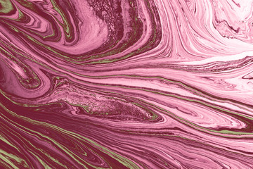 Pink Liquid marble abstract surfaces Design.