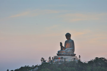 tian Tan Buddha or Giant Buddha statue