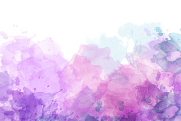 Purple abstract watercolor background